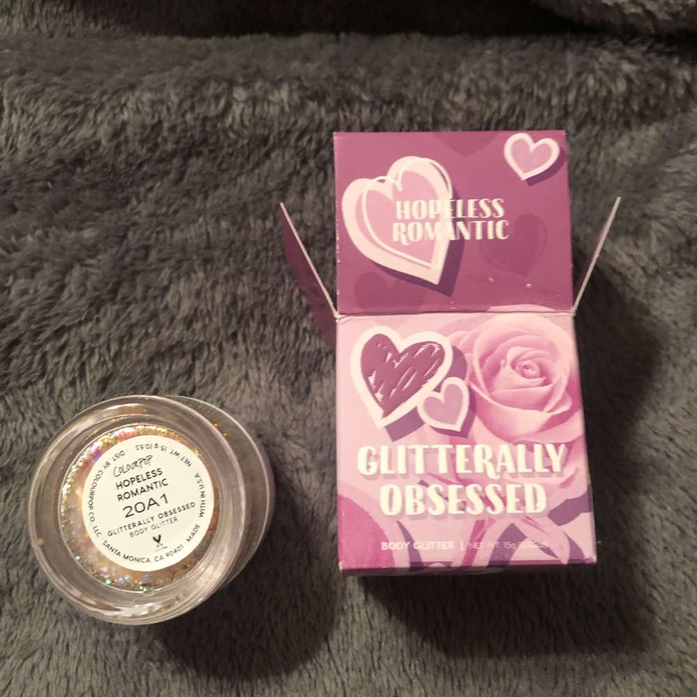 Colourpop hopeless romantic glitter